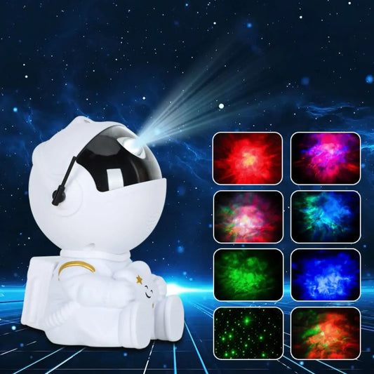 Astronaut Star Projector – Galaxy Night Light for Kids & Home Decor