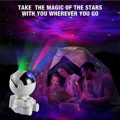 Astronaut Star Projector – Galaxy Night Light for Kids & Home Decor